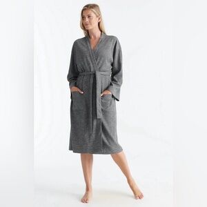 Knix- Waffle Robe - Dark Grey Marle / XS/S/M